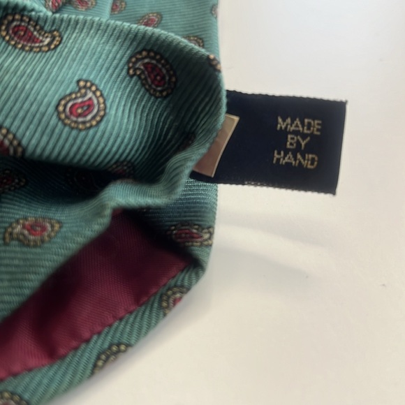 VINTAGE! Polo by Ralph Lauren Handmade Italian Silk Tie - Picture 4 of 6